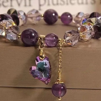 Natural Amethyst Chinese-Style Bracelet – A New Design Symbolizing Love, Romance & Spiritual Awakening
